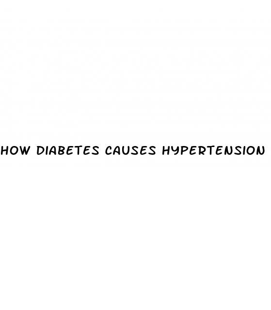 how diabetes causes hypertension and obesity leading to heart failure
