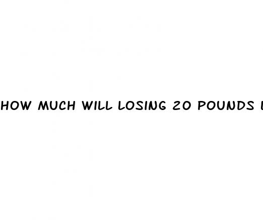 how much will losing 20 pounds lower blood pressure