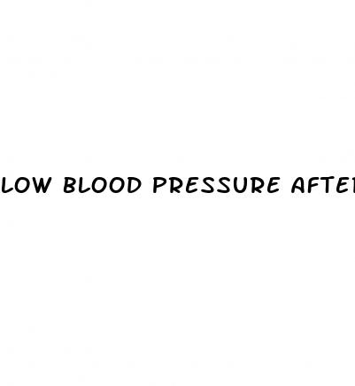 low blood pressure after tavr procedure
