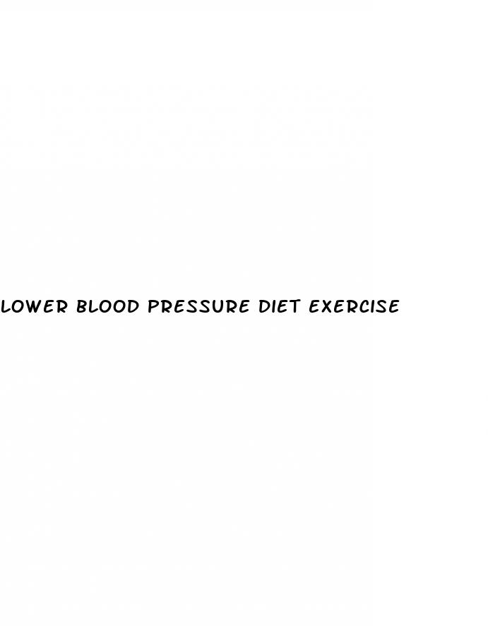lower blood pressure diet exercise