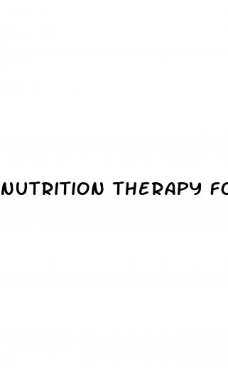 nutrition therapy for hypertension includes