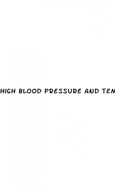 high blood pressure and temporary hearing loss