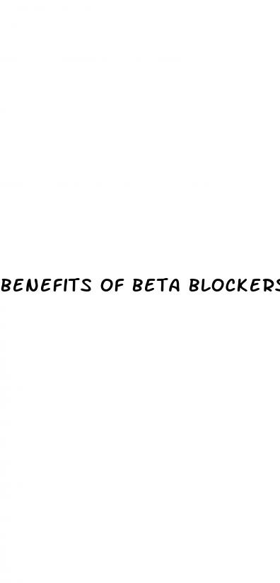 benefits of beta blockers in hypertension