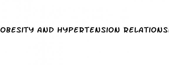 obesity and hypertension relationship