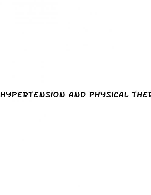 hypertension and physical therapy