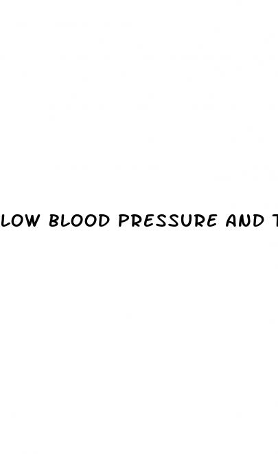 low blood pressure and tia