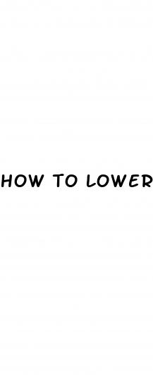 how to lower the lower blood pressure