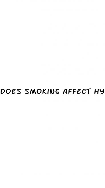 does smoking affect hypertension