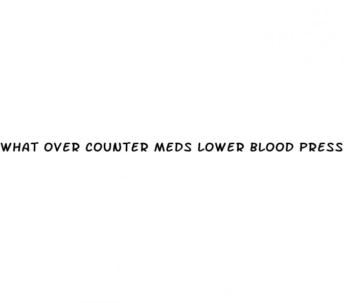 what over counter meds lower blood pressure