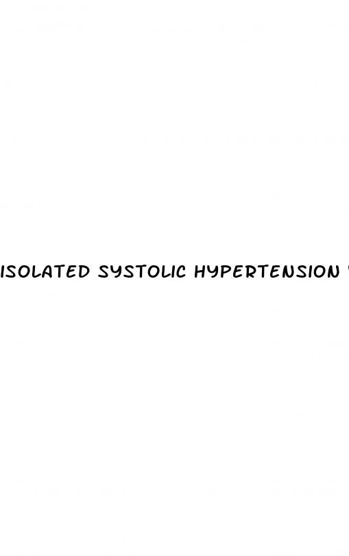 isolated systolic hypertension young