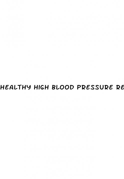 healthy high blood pressure recipes