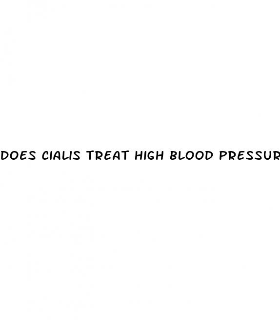 does cialis treat high blood pressure