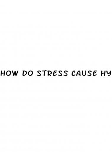 how do stress cause hypertension