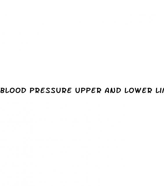 blood pressure upper and lower limits