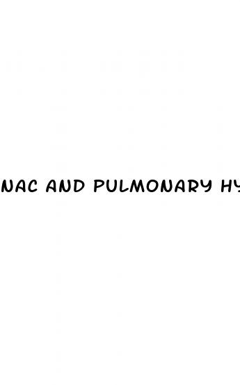 nac and pulmonary hypertension
