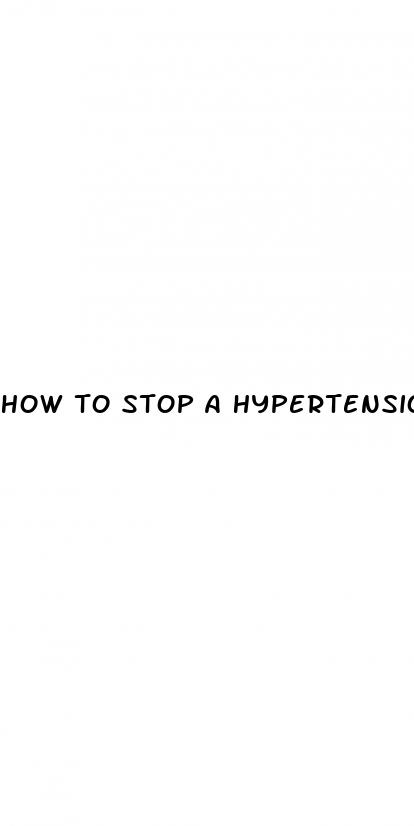how to stop a hypertension headache
