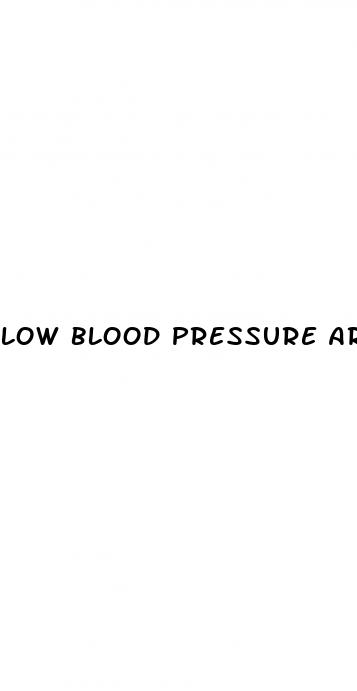 low blood pressure arrhythmia