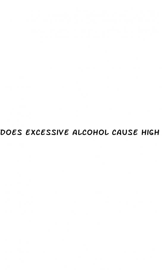 does excessive alcohol cause high blood pressure