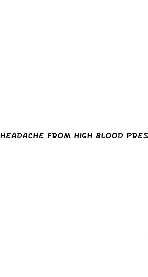 headache from high blood pressure symptoms