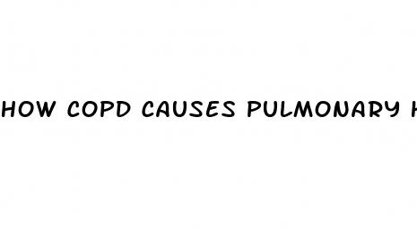 how copd causes pulmonary hypertension