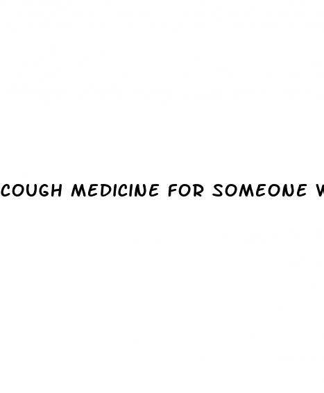 cough medicine for someone with high blood pressure
