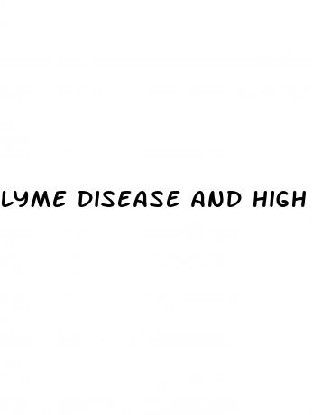 lyme disease and high blood pressure
