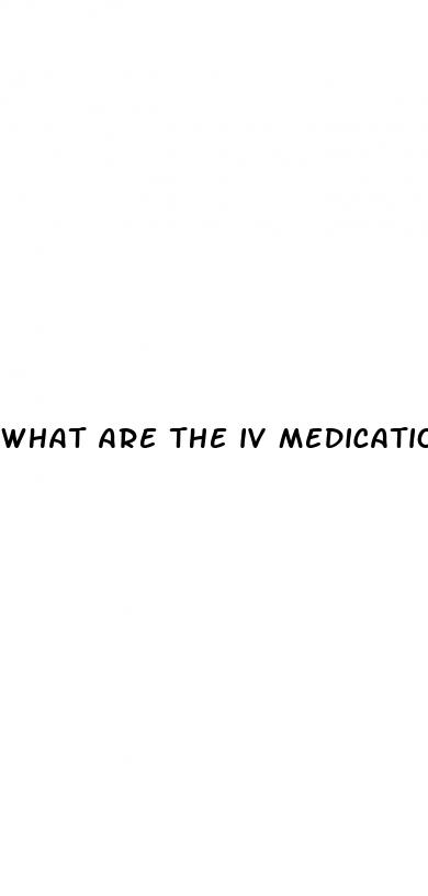 what are the iv medication for hypertension emergency