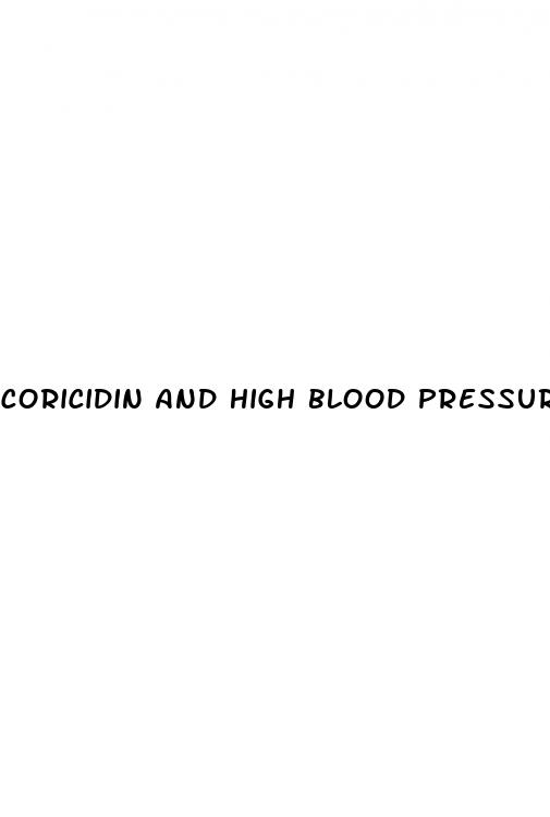 coricidin and high blood pressure