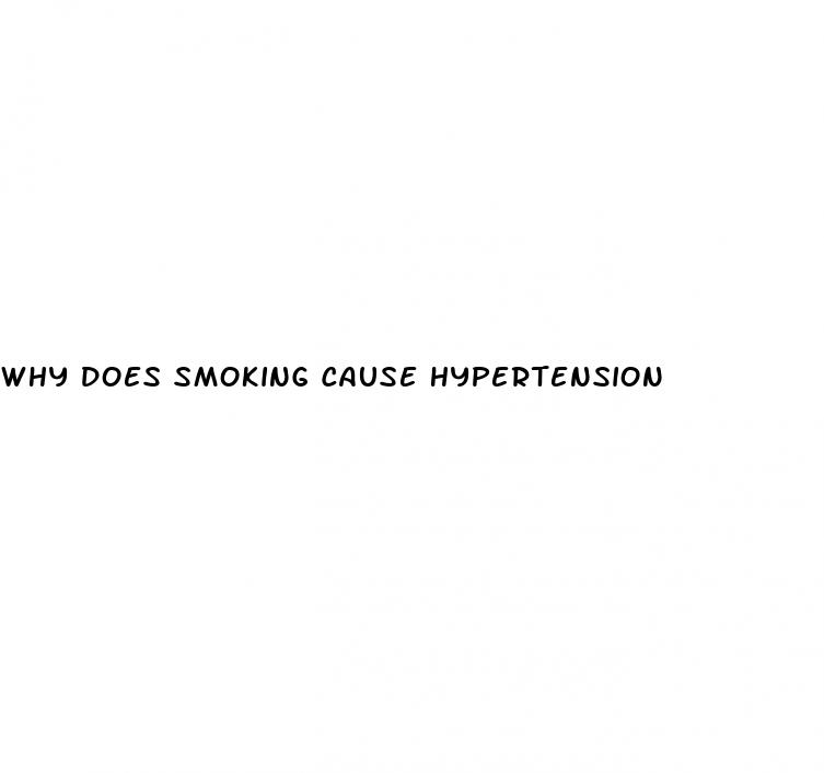 why does smoking cause hypertension