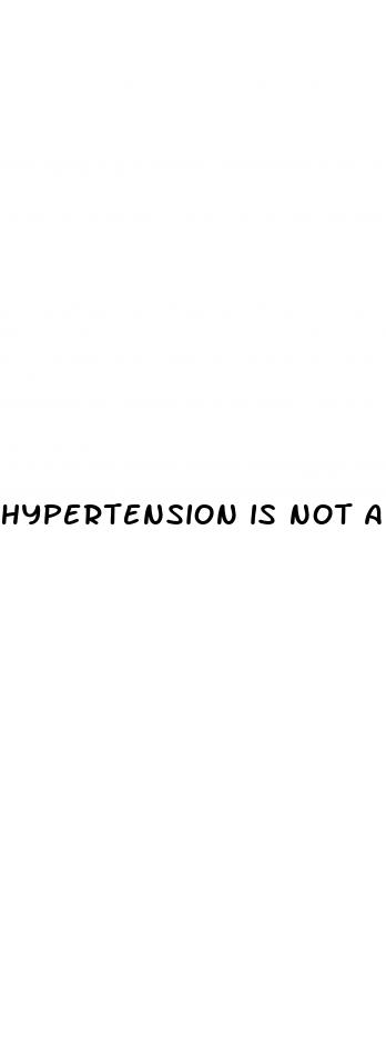 hypertension is not a type of cardiovascular disease