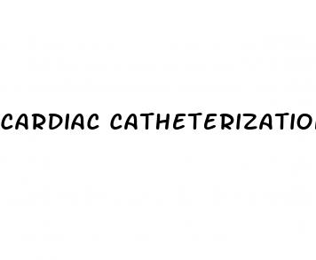 cardiac catheterization for pulmonary hypertension