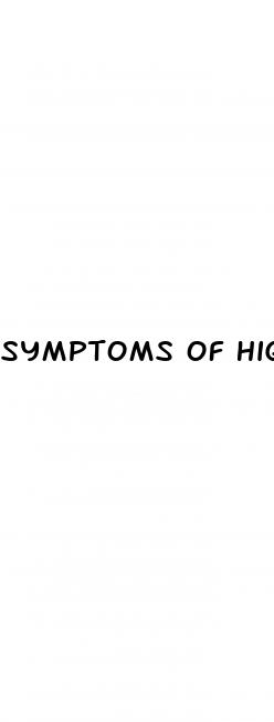 symptoms of high systolic blood pressure