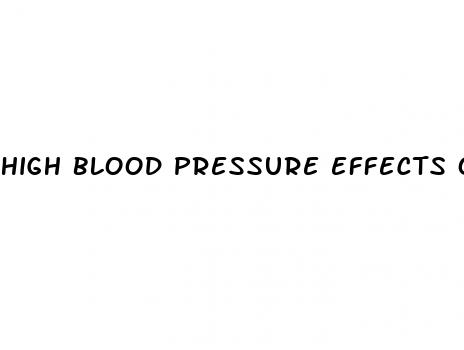 high blood pressure effects on mental health