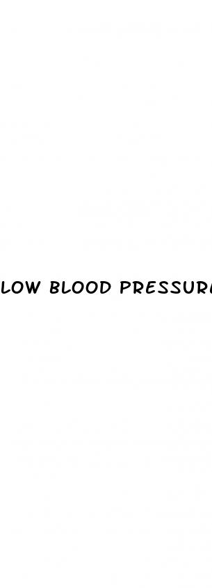 low blood pressure 100 60