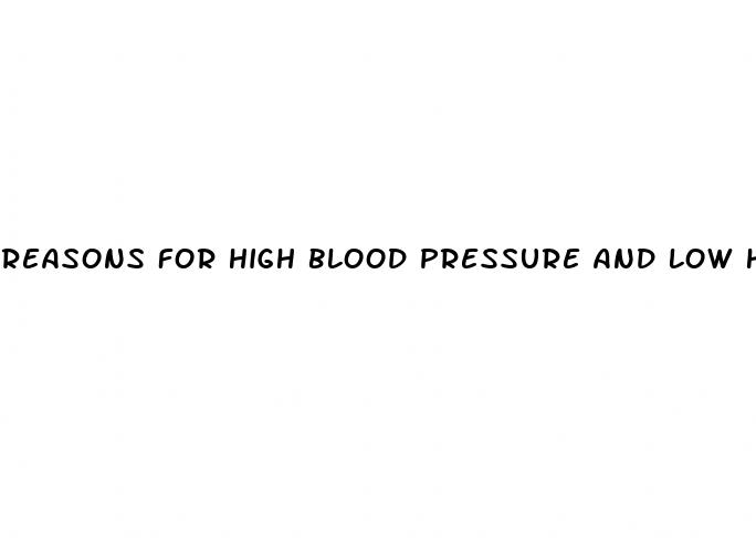 reasons for high blood pressure and low heart rate