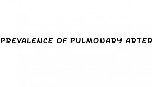 prevalence of pulmonary arterial hypertension in the united states