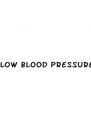 low blood pressure cut off