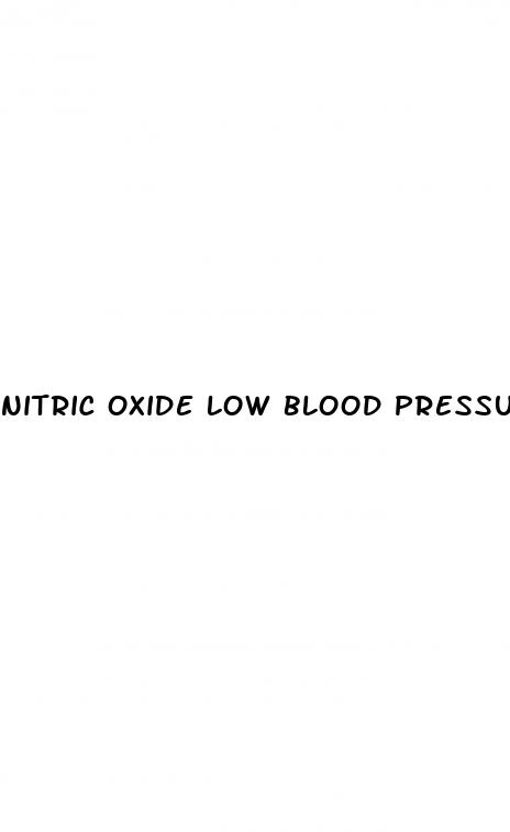nitric oxide low blood pressure