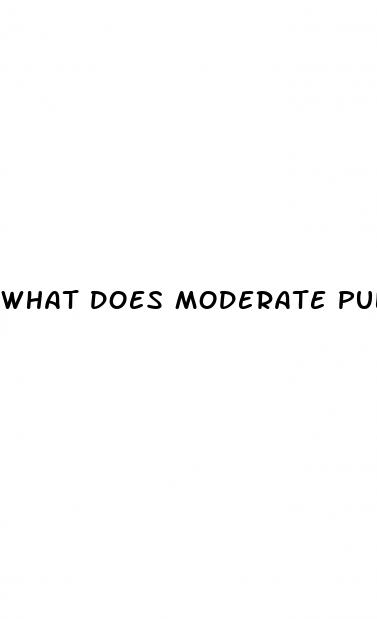 what does moderate pulmonary hypertension mean
