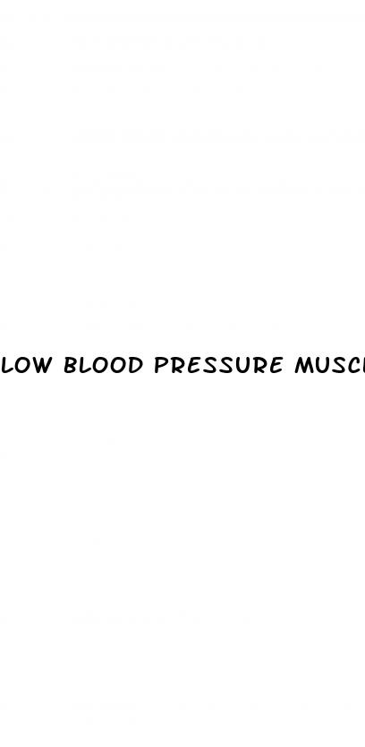 low blood pressure muscle twitches