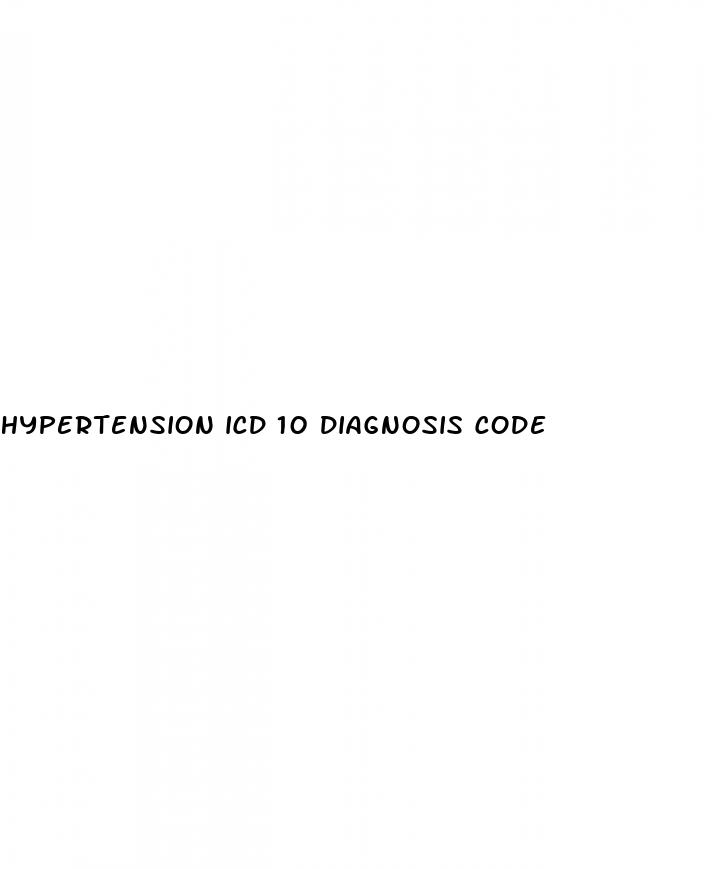 hypertension icd 10 diagnosis code