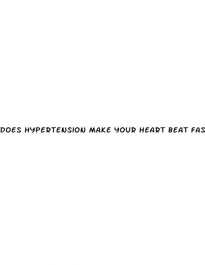 does hypertension make your heart beat faster