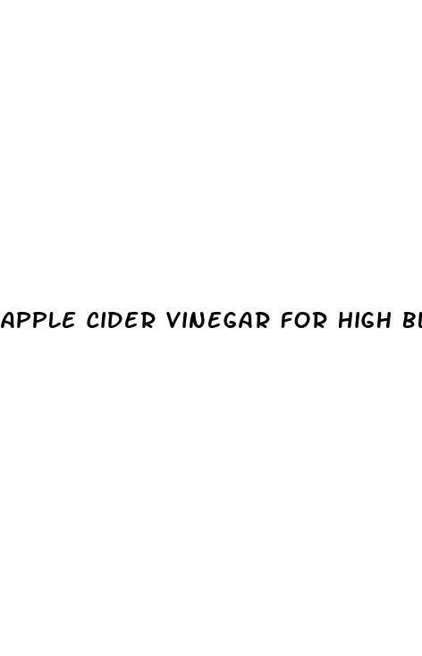 apple cider vinegar for high blood pressure during pregnancy