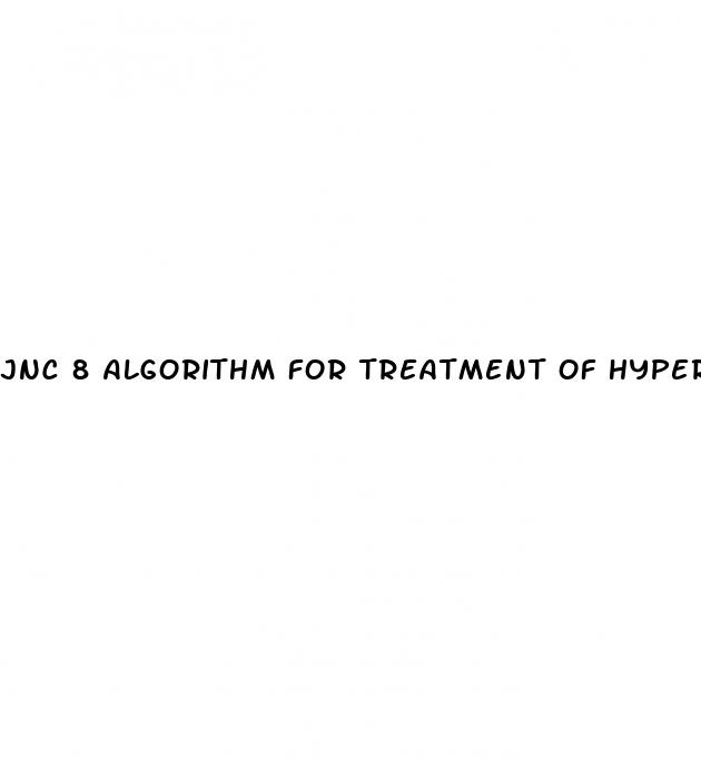 jnc 8 algorithm for treatment of hypertension