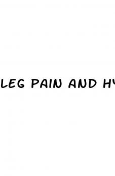 leg pain and hypertension