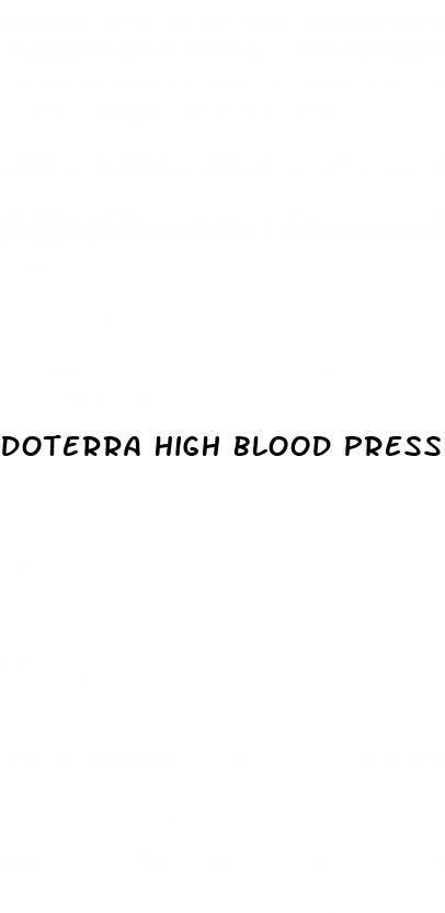 doterra high blood pressure recipe