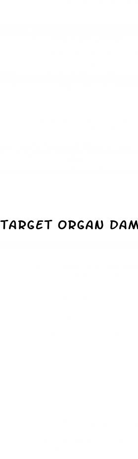 target organ damage in hypertension ppt