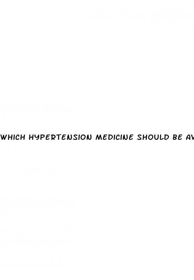 which hypertension medicine should be avoided with history of gout