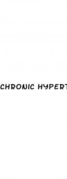chronic hypertension risk factors