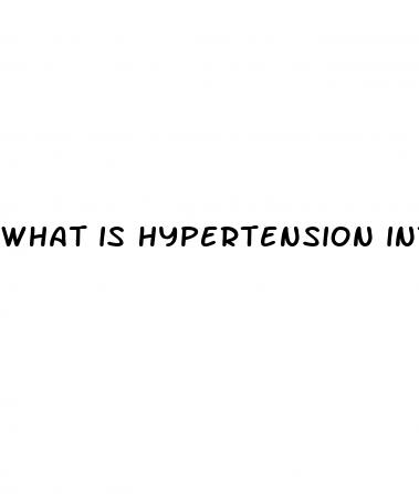 what is hypertension intracranial pressure
